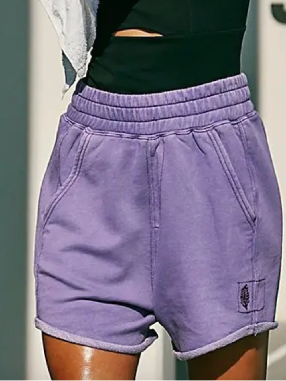 Free People FP Movement All Star Logo Shorts Size M